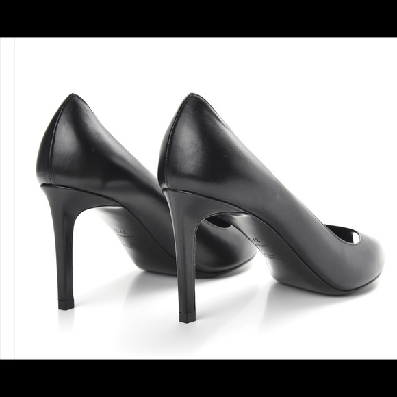 Saint Laurent Paris Peep Toe Pump - Picture 2 of 10